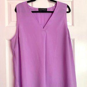 Eloquii Plus Size Purple Sleeveless Blouse Size 18
